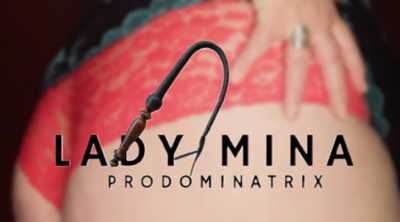 A slightly blurred out photo of Lady Mina's butt in red panties